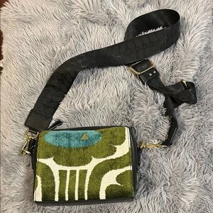 Orla Kiely carpet cross bag